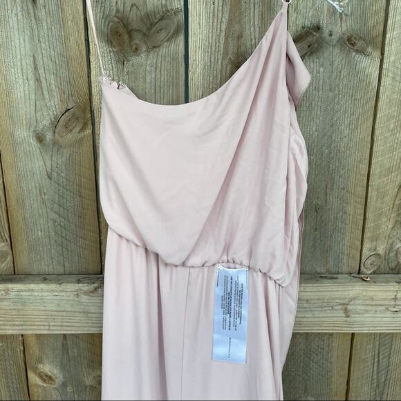 BCBGMAXAZRIA Joyce One-Shoulder Evening Maxi Dress Formal Gown Lavender Mist NWT - Picture 6 of 10